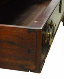 Antique Table, Library, Mahogany, Chippendale Style Red  Leather,  Early 1900s!! - Old Europe Antique Home Furnishings