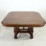 Antique Table, Dining, French, Walnut Henri II Style Table, Handsome Piece! - Old Europe Antique Home Furnishings