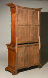 Antique, Cupboard, Renaissances Style, Carved Oak, Figural Relief, 19th C. 1800s - Old Europe Antique Home Furnishings