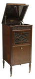 Antique, Phonograph, Edison Sheraton C150 Diamond Disc, Operational, Records! - Old Europe Antique Home Furnishings