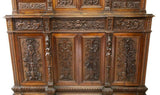 Sideboard, Italian Renaissance Revival Carved,19th C., 1800s, Impressive Antique!! - Old Europe Antique Home Furnishings