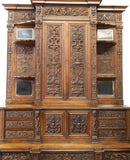 Sideboard, Italian Renaissance Revival Carved,19th C., 1800s, Impressive Antique!! - Old Europe Antique Home Furnishings