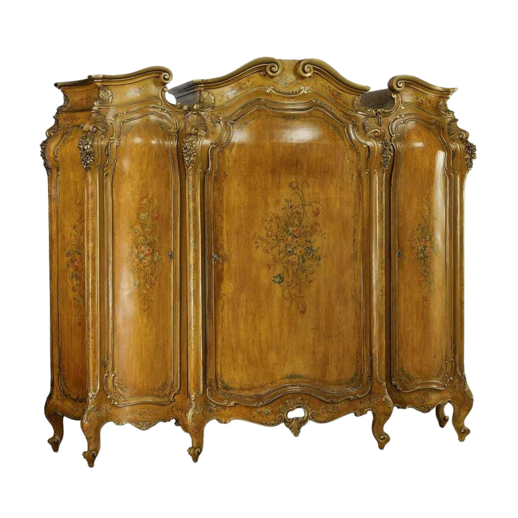 Antique Armoire, Bombe, Wardrobe, Italian Venetian Style, Triple Door,  1900's ! | Old Europe Antique Home Furnishings, image size:1024x1024