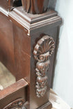 Bed, Canopy, Carved Stained Mahogany, Gorgeous Bed!! - Old Europe Antique Home Furnishings