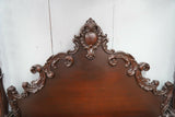 Bed, Canopy, Carved Stained Mahogany, Gorgeous Bed!! - Old Europe Antique Home Furnishings