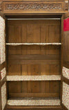 Antique Breton Armoire, French Provincial Carved Oak, 1800's, 19th C., Stunning! - Old Europe Antique Home Furnishings