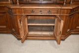 Buffet, Monumental, French Hotel Buffet, 136 Inches Wide,1800's, Stunning! - Old Europe Antique Home Furnishings