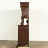 Buffet, Henri II-Style Continental Heavily Carved Walnut Large  Cabinet, 1800's! - Old Europe Antique Home Furnishings