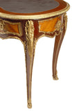 Bureau Plat, Desk, Writing, Louis XV Style Bronze Dore Ormolu Mounted - Old Europe Antique Home Furnishings