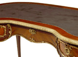 Bureau Plat, Desk, Writing, Louis XV Style Bronze Dore Ormolu Mounted - Old Europe Antique Home Furnishings