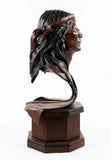 Bust Sculpture, Susan Kliewer, 'Hataalii-The Singer", Bronze, Signed, 31/55! - Old Europe Antique Home Furnishings