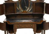 Dressing Table / Vanity English Mahogany Marquetry, early 1900s, Gorgeous Little Vintage! - Old Europe Antique Home Furnishings