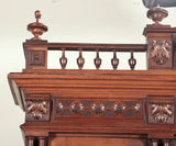 Cabinet, Carved Wood, French HenriI II Style, Dining Area, Circa 1900's! - Old Europe Antique Home Furnishings