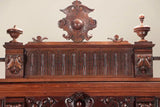 Cabinet, Carved Wood, French HenriI II Style, Dining Area, Circa 1900's! - Old Europe Antique Home Furnishings