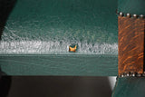 Chairs, Side, Dining, Green, Set of 10, French, Upholstered Chairs, 36 ins H.!! - Old Europe Antique Home Furnishings