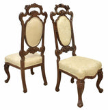 Chairs, Dining, Carved Oak, Four Continental Chairs,Vintage/Antique, Gorgeous!! - Old Europe Antique Home Furnishings
