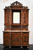 Antique Cabinet, China, Server, Continental Victorian, 1800s, Gorgeous! - Old Europe Antique Home Furnishings