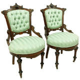 Classy Pair of Victorian East Lake Side Chairs, 19th century ( 1800s )!!! - Old Europe Antique Home Furnishings