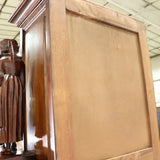 Clock, French Carved Oak Breton Longcase Gorgeous Clock!! - Old Europe Antique Home Furnishings