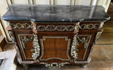 Commode, Chest, French Style, Gilt, Bronze, Marble Top, Vintage / Antique!! - Old Europe Antique Home Furnishings