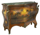 Commode, French Style, Verde Marble Tops, Painted With Ormolu Mounts, Gorgeous!! - Old Europe Antique Home Furnishings