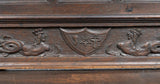 Cupboard, Cabinet, Heavily Carved Gothic Revival Court Cupboard, 3 Tiers, 1800s! - Old Europe Antique Home Furnishings