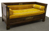 Antique Daybed, French Empire Style, Mahogany Daybed, 19th C., 1800's, Gorgeous! - Old Europe Antique Home Furnishings