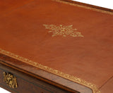 Desk, Pedestal, Ormolu-Mounted, Bronze Dore Mounts, Vintage / Antique, 20th C.! - Old Europe Antique Home Furnishings