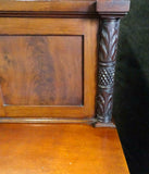 Desk, Empire Style Mahogany Desk, Great for the Office, Handsome Antique!! - Old Europe Antique Home Furnishings