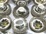 Dinnerware, Ceramic, W. H. Grindley & Co. , England 84 Pcs Set, Vintage / Antique - Old Europe Antique Home Furnishings