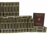 Encyclopedia Set, Vintage Italian Treccani, 41 vols., Gilt Embossed, di Scienze! - Old Europe Antique Home Furnishings