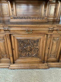 Antique Sideboard / Server, French Buffet deux Corps, 19th C. ( 1800s ) , Gorgeous!! - Old Europe Antique Home Furnishings