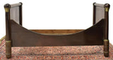 Antique Day Bed, Alcove French Empire Style Mahogany, Handsome Bed, 1800's!! - Old Europe Antique Home Furnishings