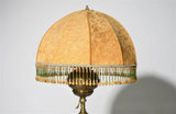 Floor Lamp, Table, Heavy Brass, Adjustable with Onyx, Vintage / Antique!! - Old Europe Antique Home Furnishings