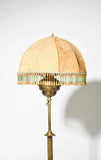 Floor Lamp, Table, Heavy Brass, Adjustable with Onyx, Vintage / Antique!! - Old Europe Antique Home Furnishings