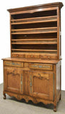 Antique Display Cupboard, Vaisselier, French Louis XV Style Fruitwood,1800's!! - Old Europe Antique Home Furnishings