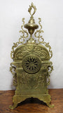 Gorgeous French Louis XV Style Gilt Bronze Clock - Old Europe Antique Home Furnishings