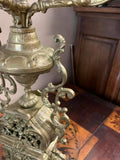Gorgeous French Louis XV Style Gilt Bronze Clock - Old Europe Antique Home Furnishings