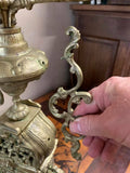 Gorgeous French Louis XV Style Gilt Bronze Clock - Old Europe Antique Home Furnishings