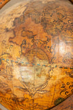 Globe On Stand, Hand-Illustrated of 16th Century, Terrestrial, Vintage, 1900's! - Old Europe Antique Home Furnishings