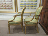 Gorgeous George III -Style Giltwood Fauteuils, Chairs, Vintage / Antique!!! - Old Europe Antique Home Furnishings