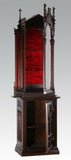 Gorgeous Gothic Revival Walnut Vitrine, 19th Century ( 1800s )!!! - Old Europe Antique Home Furnishings