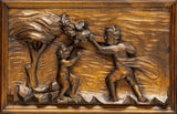 HANDSOME ITALIAN RENAISSANCE REVIVAL FIGURAL SIDEBOARD!!! - Old Europe Antique Home Furnishings