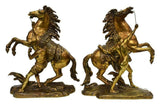 Sculpture, Bronze, After Coustou Pair of Marly Horses, Magnificent Vintage / Antique!!! - Old Europe Antique Home Furnishings