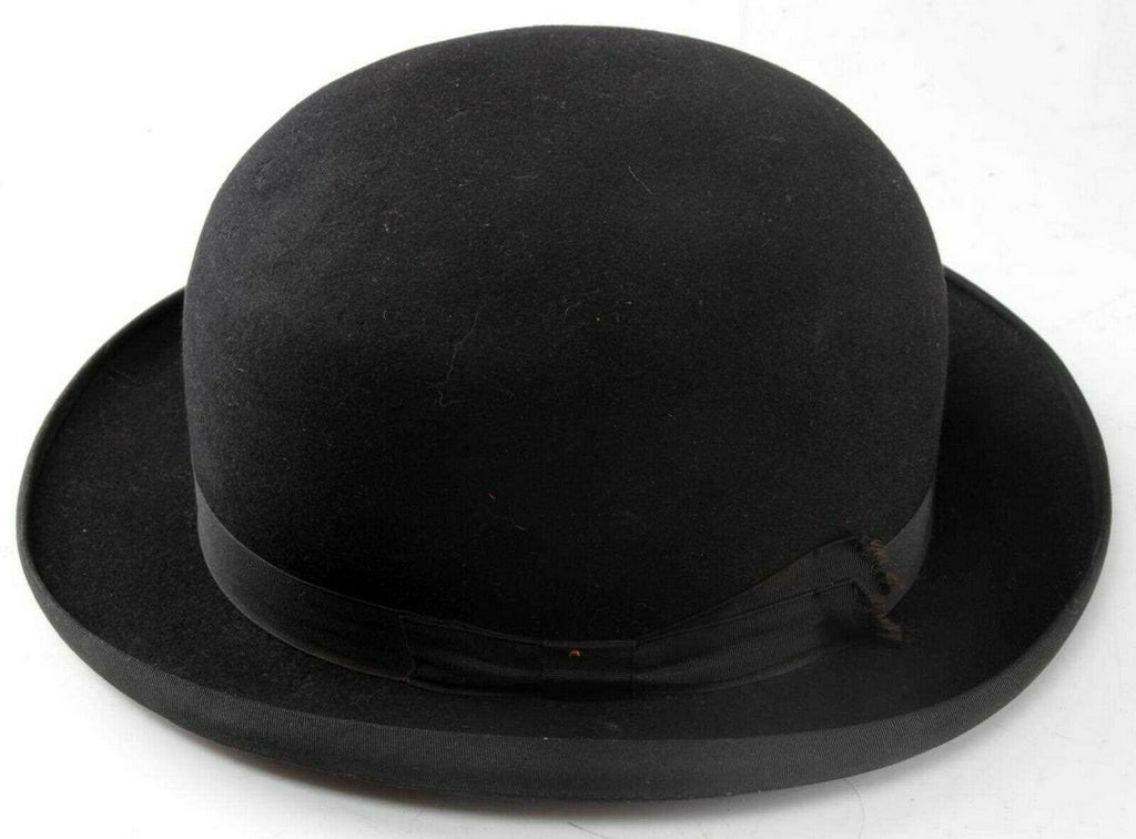 HANDSOME VINTAGE 1930 S STETSON FELT BOWLER HAT WITH CASE Old