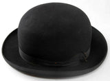 HANDSOME VINTAGE 1930'S STETSON FELT BOWLER HAT WITH CASE!!! - Old Europe Antique Home Furnishings