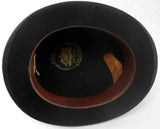 HANDSOME VINTAGE 1930'S STETSON FELT BOWLER HAT WITH CASE!!! - Old Europe Antique Home Furnishings