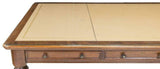 Antique Desk, Partners, Table, Library, English Mahogany, Leather Top, Monumental (1800s)! - Old Europe Antique Home Furnishings