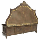 Hall Bench, Italian Renaissance Revival, Walnut, See Matching Hall Tree, 1900's! - Old Europe Antique Home Furnishings