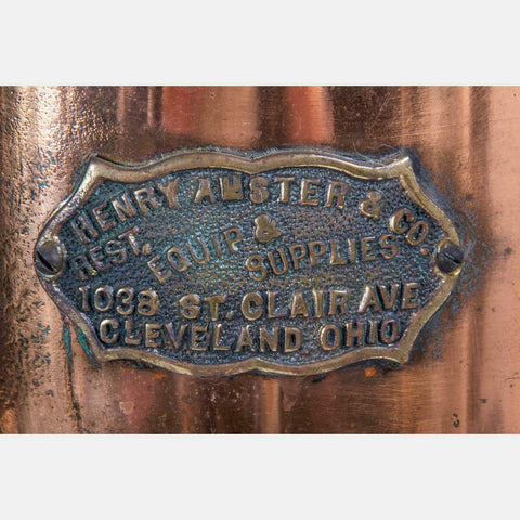 Handsome Copper, Metal and Ceramic Hot Water Dispenser, Early 20th  (1900s)!!